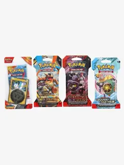 Pokemon TCG 4x Sealed Blister Packs Modern New Factory Sealed Lot Booster Packs - Image 1