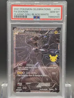 PSA 10 Zekrom 114/114 Celebrations- Pokemon TCG Classic Collection 25th - Image 1