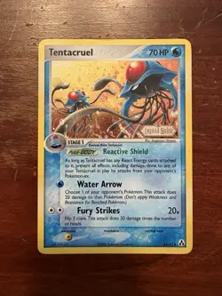 Pokemon TCG Tentacruel 45/92 Uncommon Legend Maker Holo STAMPED - Image 1