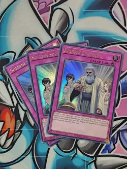 YUGIOH X3 Solemn Scolding MZMU-EN121 Ultra Rare 1ST EDITION PLAYSET - Image 1