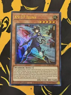 Yu-Gi-Oh! K9-17 Izuna ULTRA RARE 1st Edition JUSH-EN031 English - Image 3