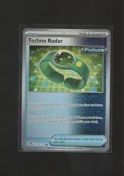 Techno Radar Pokeball Reverse Holo 130/131 Prismatic Evolutions Pokemon Card NM - Image 1