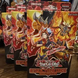 Konami Yugioh Soulburner Structure Deck - New x3, English 1st Edition - Image 1