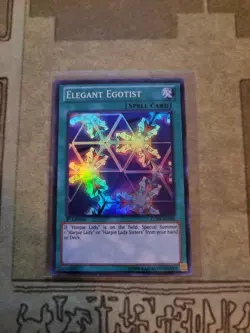 YUGIOH ELEGANT EGOTIST LCJW-EN098 SUPER 1ST ED NM - Image 1