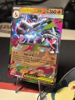 Mega Charizard X ex (Phantasmal Flames 13/94) Pokemon TCG card - Image 2