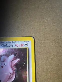 Pokemon TCG Erika's Clefable Gym Heroes Holo Card Vintage WOTC Heavy Play - Image 5