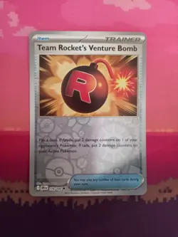 Pokemon Card Team Rocket's Venture Bomb Destined Rivals Reverse Holo 179/182 NM - Image 1
