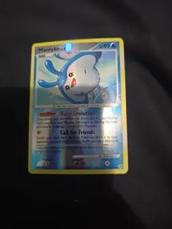 Pokemon Mantyke 55/130 Diamond & Pearl Reverse Holo Uncommon 40 HP English Card - Image 1