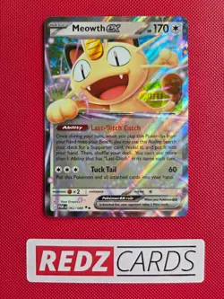 Meowth Ex 062/088 POR Double Rare Pokemon Card NM - Image 1