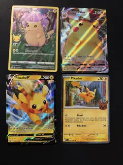 Pokemon TCG: Pikachu 4 Card Lot- Scarlet & Violet/SWSH - Image 2