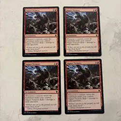Magic the Gathering MTG Impact Tremors Play Set Of 4 Cards - Image 1
