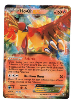 Pokemon Card: Ho-oh EX 22/124 B&W Dragons Exalted Set Ultra Rare! EX - Image 1
