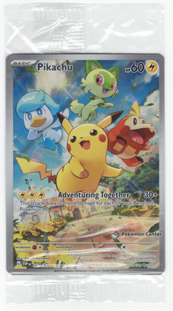 Pikachu 027 - SEALED Pokemon Center ETB Promo - Pokemon Trading Card Game - Image 1