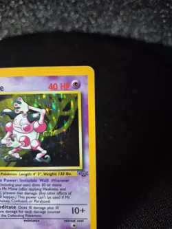 Pokemon TCG Jungle Mr. Mime Card 6/64 Unlimited Edition Holo Rare WOTC-LP - Image 2
