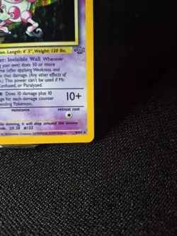 Pokemon TCG Jungle Mr. Mime Card 6/64 Unlimited Edition Holo Rare WOTC-LP - Image 3
