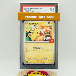 PSA 9 Pikachu 020/M-P McDonald's Happy Set Promo 2025 Pokemon Card Japanese - Image 1