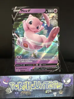 Pokemon Card Mew V 069/189 Darkness Ablaze Half Art Near Mint - Image 1