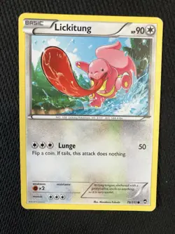 Lickitung Furious Fists Series 2014 Pokemon Card 78/111 - Image 1