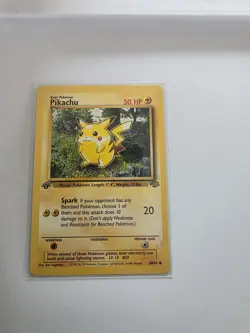 1999 Pokemon Jungle 1st Edition Pikachu #60/64 - Image 1