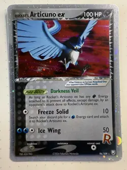 Rocket's Articuno ex Holo Pokemon Team Rocket Returns #96 MINT 2004 - Image 1