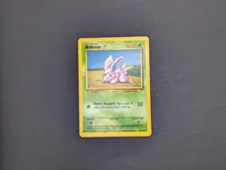 Pokemon TCG Nidoran Male Regular Unlimited Common Base Set 55/102 Lightly Played - Image 1