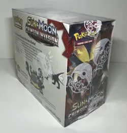Pokemon TCG Sealed Sun And Moon Crimson Invasion Booster Box - Image 4