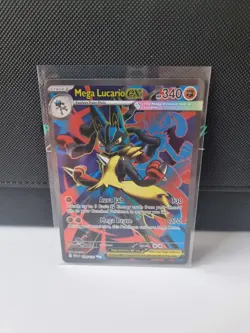 Mega Lucario ex 160/132 Ultra Rare Mega Evolution Pokemon TCG - Image 1