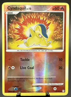 Cyndaquil 79/123 Mysterious Treasures Reverse Holo Pokemon TCG MP - Image 1