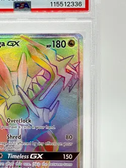 POKEMON ULTRA PRISM DIALGA GX #164 SECRET RARE - PSA 8 - Image 4