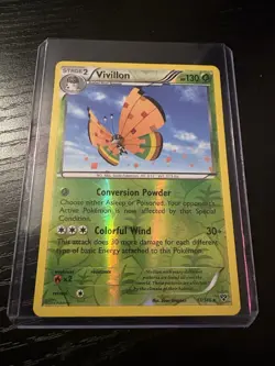 Pokemon Vivillon High Plains XY 17/146 Holo Rare Reverse Stage 2 130 HP - Image 1