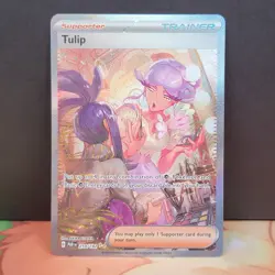Tulip 259/182 Paradox Rift Special Illustration Rare Full Art Supporter Pokemon - Image 1