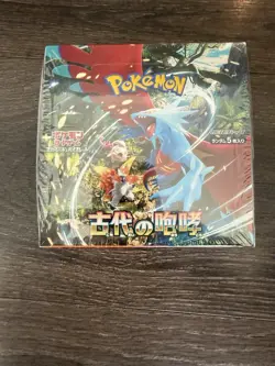 Pokemon Card Booster Box Ancient Roar Sealed Box with Shrink 4521329394732 - Image 1