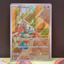Mimikyu SVP 075 Paldean Fates Black Star Promo Full Art Pokemon - Image 1