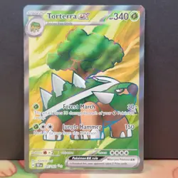 Torterra ex 185/162 Temporal Forces Ultra Rare Full Art Pokemon - Image 1