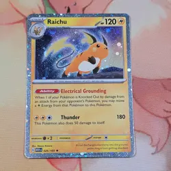 Raichu 026/165 Cosmos Holo 151 Sam's Club Exclusive Promo Pokemon TCG - Image 1