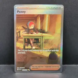 Penny 252/198 Scarlet & Violet Base Special Illustration Rare Pokemon - Image 1