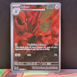 Scizor 205/197 Obsidian Flames Illustration Rare Full Art Pokemon Lightly Played - Image 1