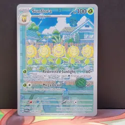 Sunflora 169/167 Twilight Masquerade Illustration Rare Full Art Pokemon - Image 1