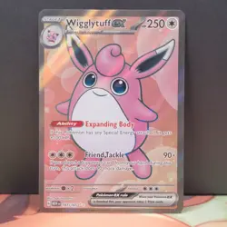 Wigglytuff ex 187/165 SV: Scarlet & Violet 151 Ultra Rare Full Art Pokemon TCG - Image 1
