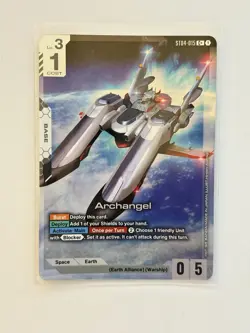 Archangel - ST04-015 C+ NM English - Gundam TCG Card Game - Image 1