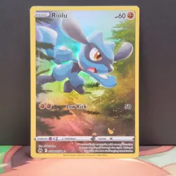 Riolu GG26/GG70 Crown Zenith Galarian Gallery Ultra Rare Full Art Pokemon - Image 1