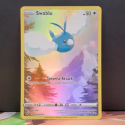 Swablu Crown Zenith Galarian Gallery GG27/GG70 Full Art Pokemon - Image 1