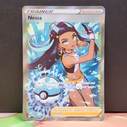 Nessa TG27/TG30 Lost Origin Trainer Gallery Full Art Supporter Pokemon - Image 1