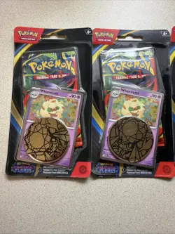 3X Pokemon TCG Phantasmal Flames Single Pack Blister 1 Cottonee and 2 Whimsicott - Image 2