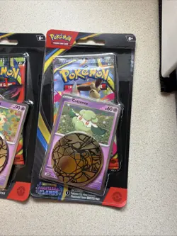 3X Pokemon TCG Phantasmal Flames Single Pack Blister 1 Cottonee and 2 Whimsicott - Image 3