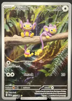 Aipom 211/182 Paradox Rift Illustration Rare Holo Pokemon TCG NM - Image 1