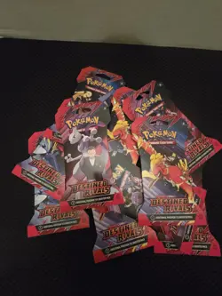Pokemon TCG S&V Destined Rivals Sleeved Booster Pack x10 Factorey Sealed - Image 2