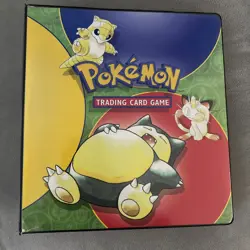 Vintage Pokemon TCG Original A4 Snorlax Folder 1999 Binder WOTC - Image 1