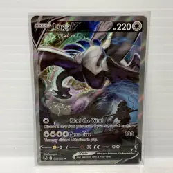 Lugia V 186/195 SWSH Silver Tempest Ultra Rare Alternate Art Pokemon Card - NM - Image 1