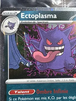 Gengar 050/088 EB Games FRENCH Pokemon Promo Ectoplasma Good centering SEALED B - Image 4